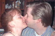 A kiss on rehearsal night